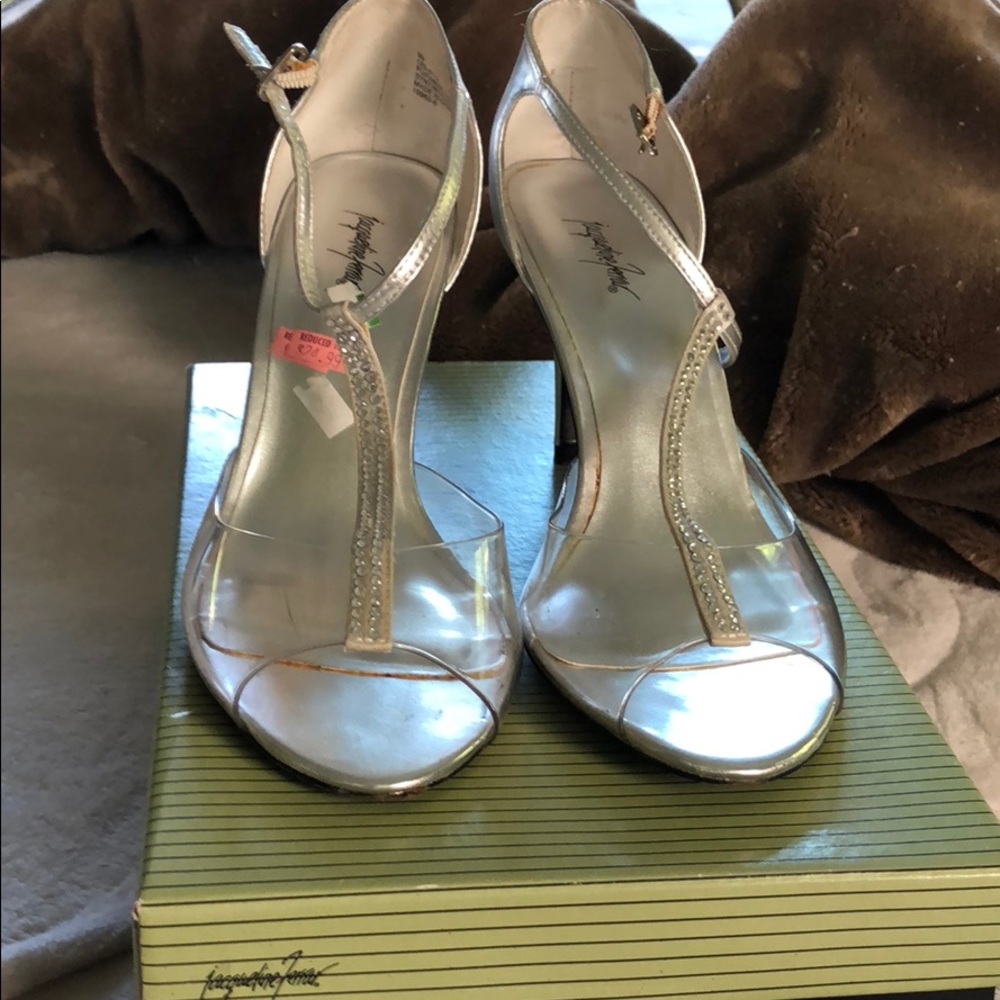 Silver shoes